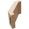 Ekena Millwork 5-inch W x 6-inch D x 6-inch H Burlington Rough Cedar Woodgrain TimberThane Knee Brace, Primed BRCUR05X06X06BURRCPR - alternate 2